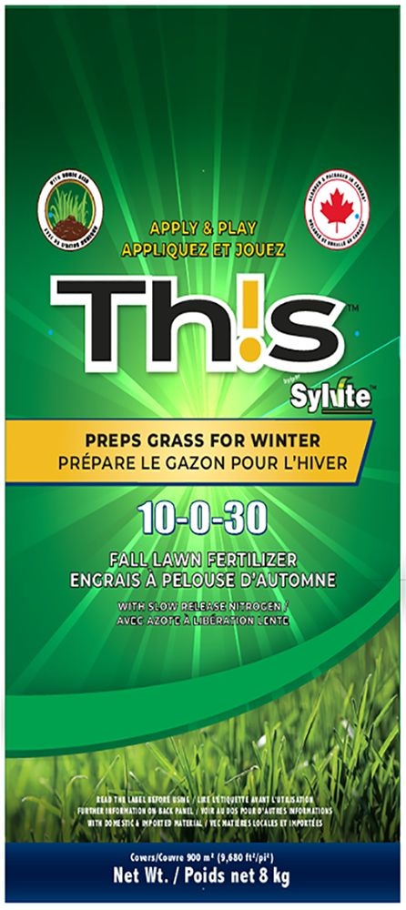 !S 10-0-30 Fall Lawn Fertilizer, 8-kg Q6T4 - product image 2