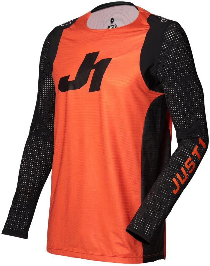 Just1 Youth Flex Motocross Jersey, Orange/Black U1L3