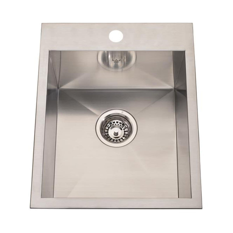 1-Hole/1-Bowl Dual Mount Stainless Steel Sink Z5Y0