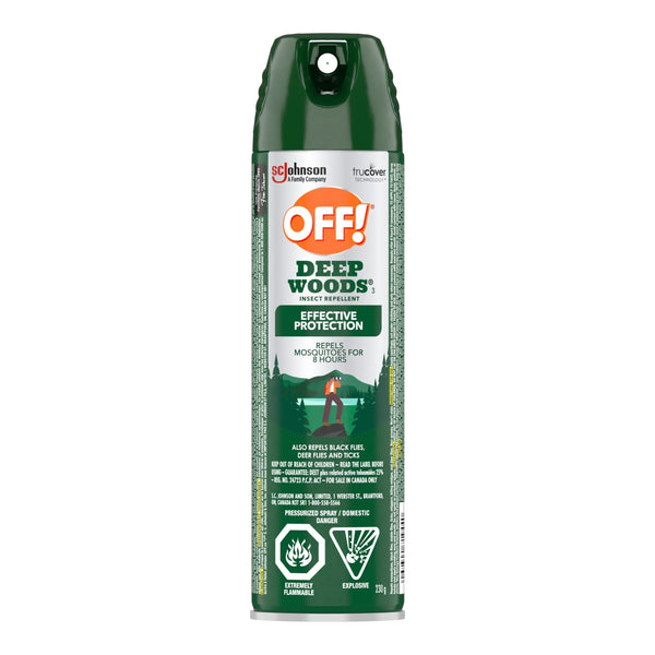 ! Deep Woods 8-Hour 25% DEET Bug Spray, 230-g D1G9
