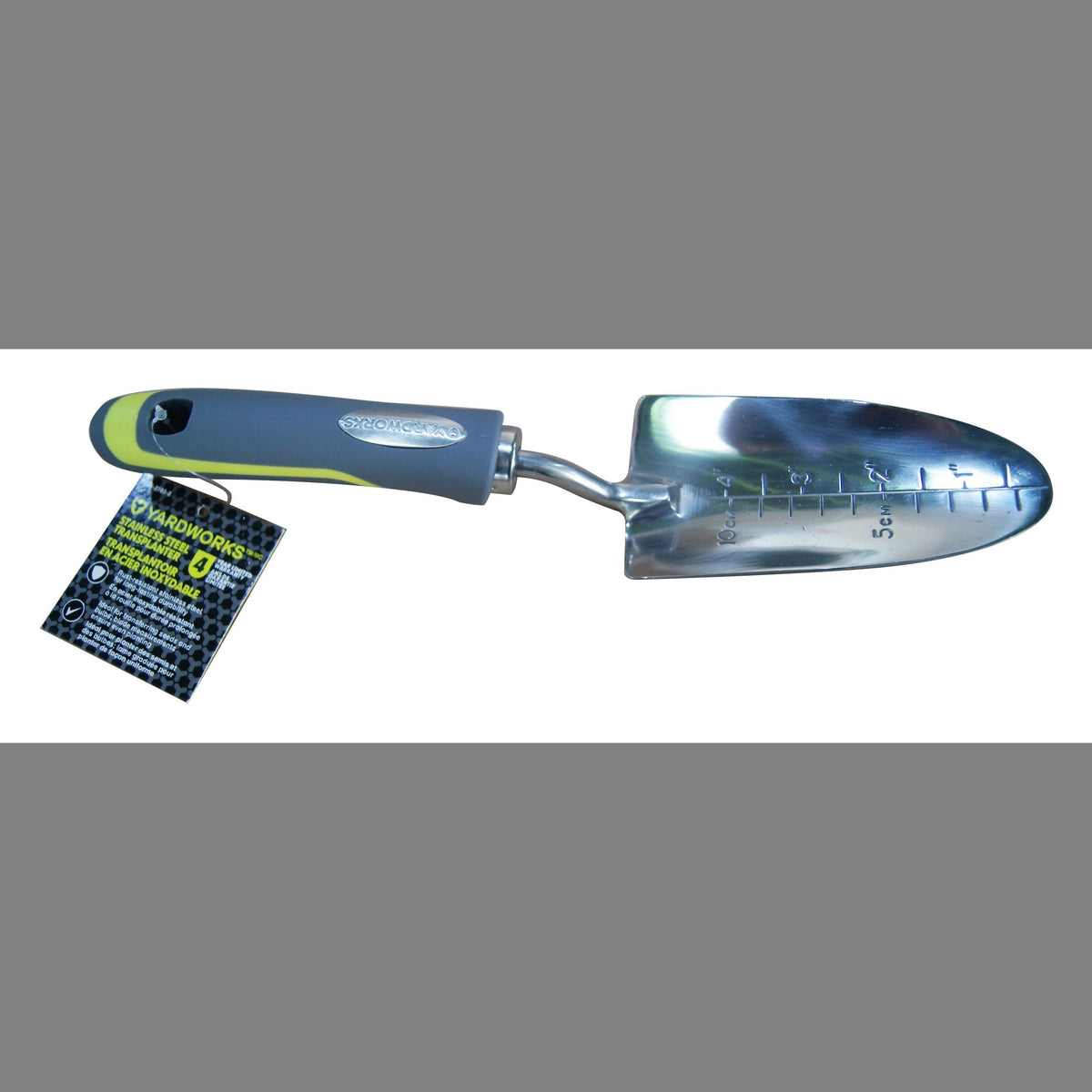 12-in Stainless-Steel Hand Transplanter with Rubber Handle J5O2 - product image 2