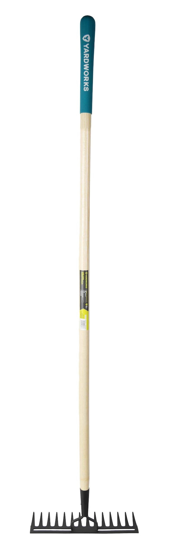 14-in Wide Metal 14-Tine Head Rake, 48-in Hardwood Shaft Z7U3